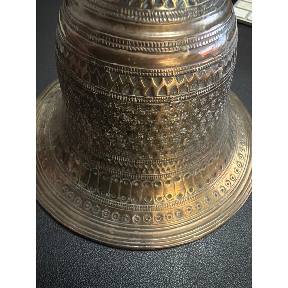 Antique Old Fine Silver Inlay Bidri Work Iron Hookah Base Pot Collectible!!
